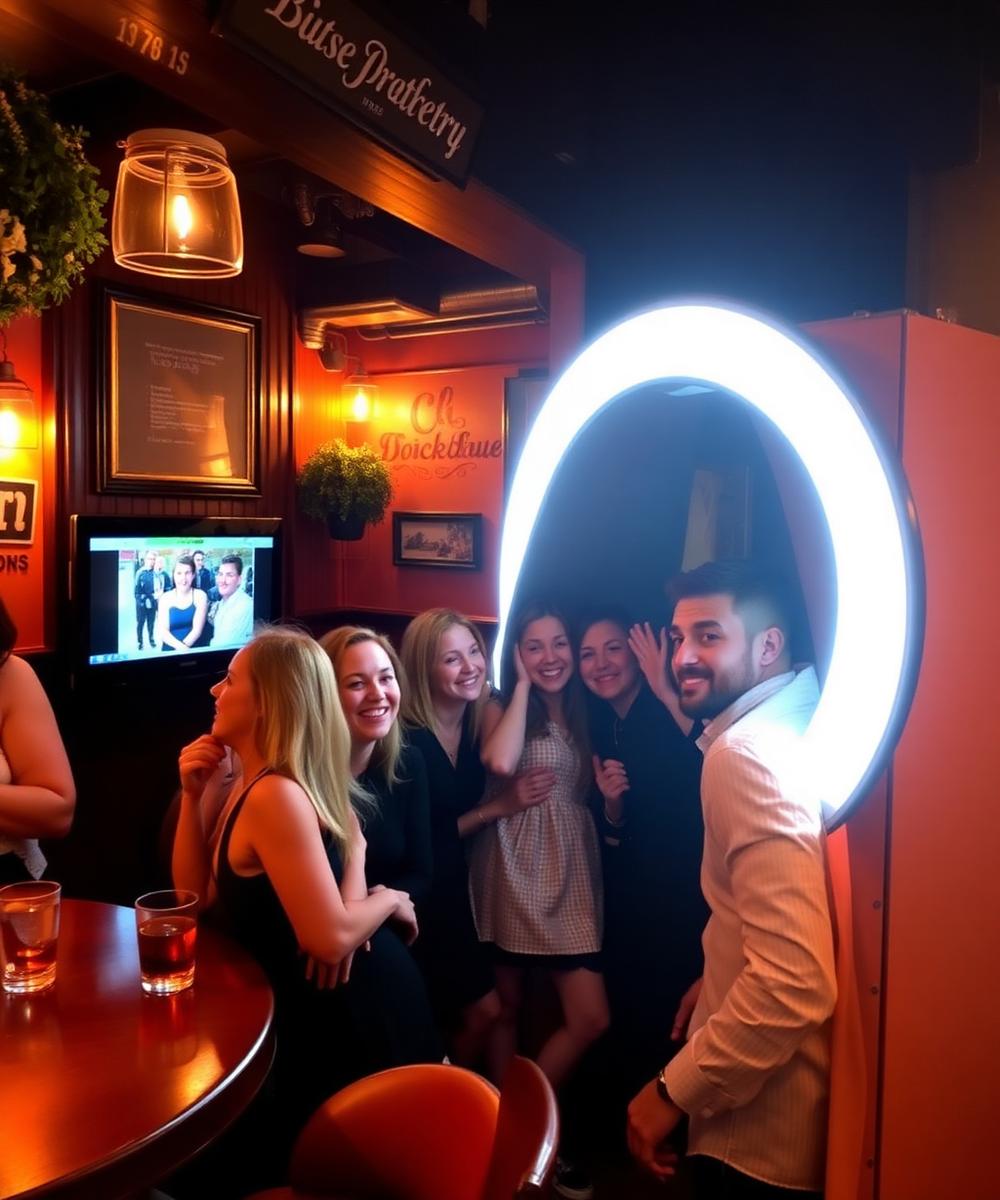 Photobooth in een gezellig cafe